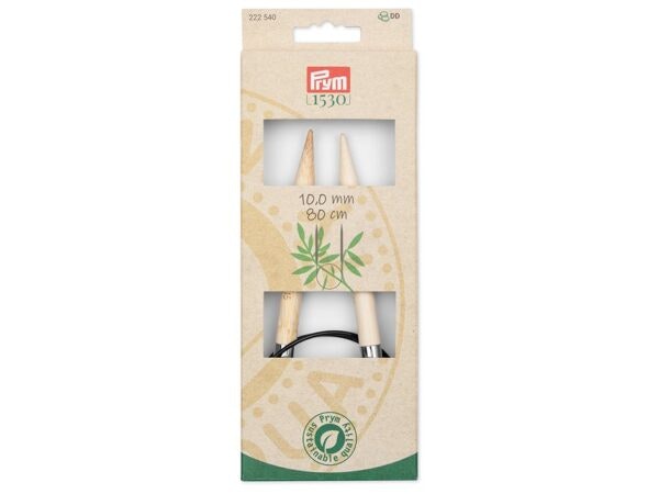 PRYM BAMBUS RUNDPINNE 80CM – 10 mm