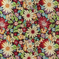 Abigail Sort/Burgunder - Gobelin