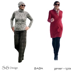 Saga Genser og Kjole - Sias Design