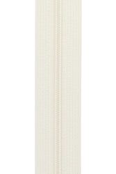 Glidelås Ecru -  6mm - 1 m