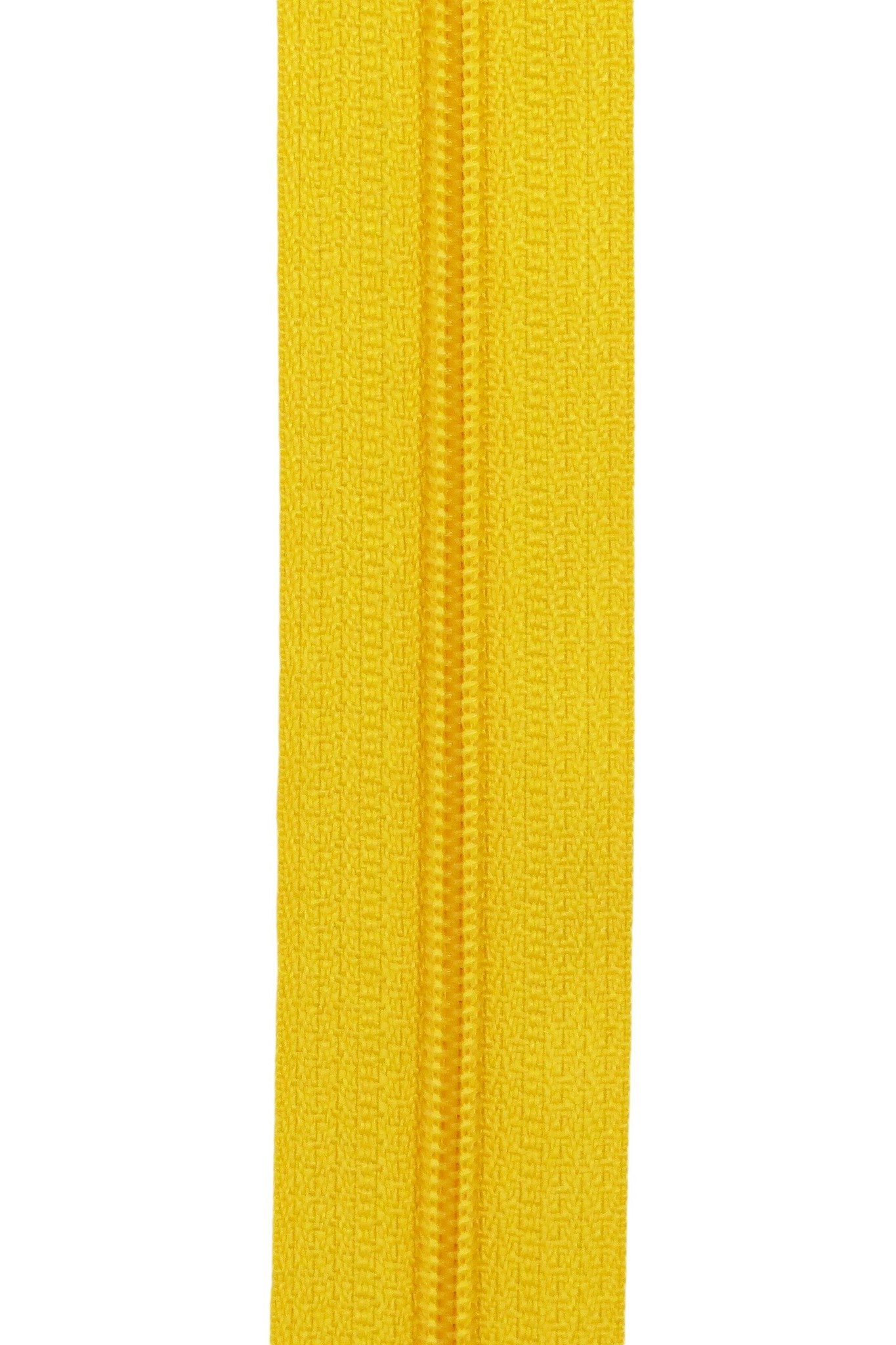 Glidelås Gul -  6mm - 1 m