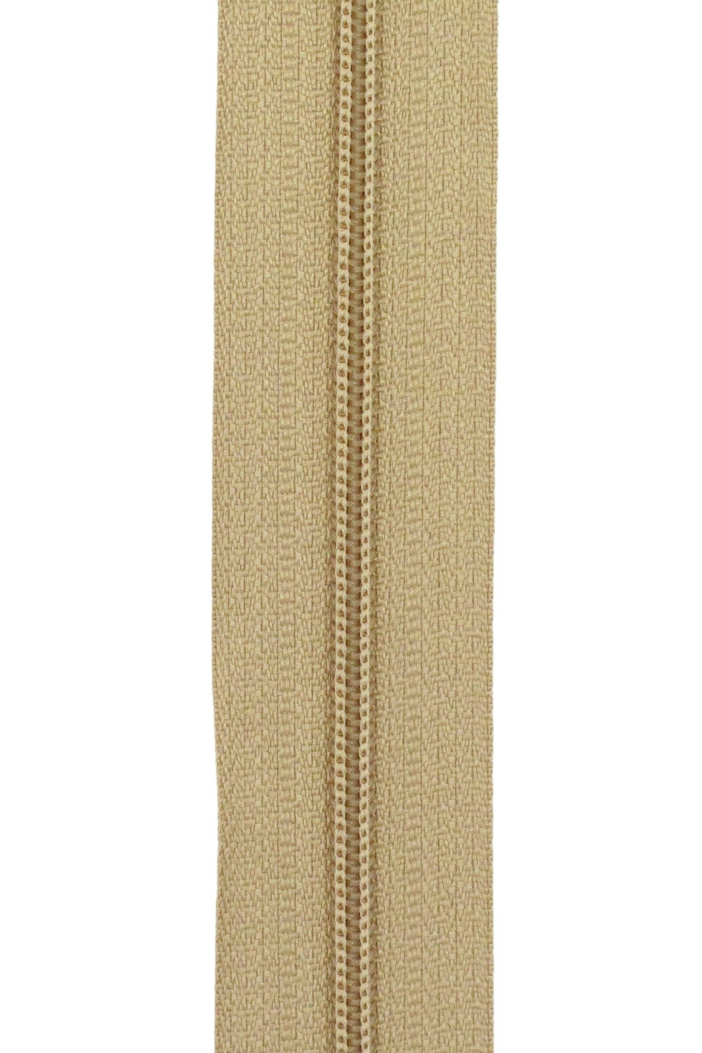 Glidelås Beige -  6mm - 1 m