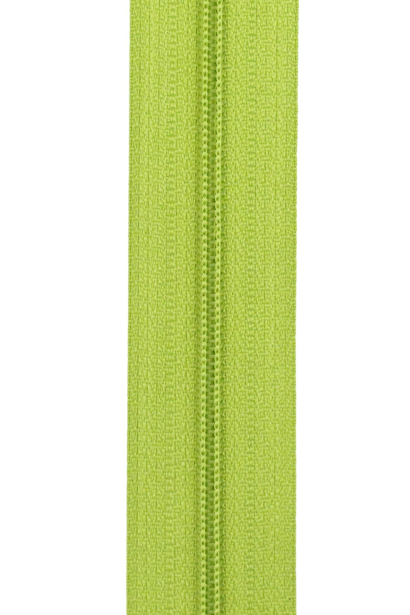 Glidelås Lime -  6mm - 1 m