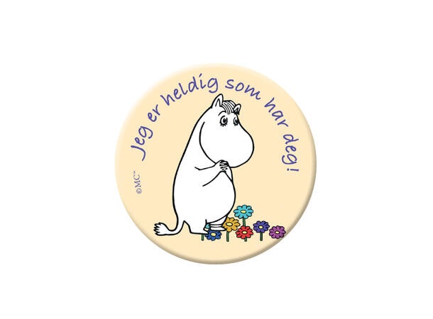 Kjøleskapsmagnet Mummi - Jeg er heldig som har deg!