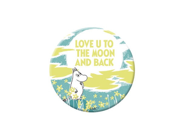 Kjøleskapsmagnet Mummi - Love u too the moon and back