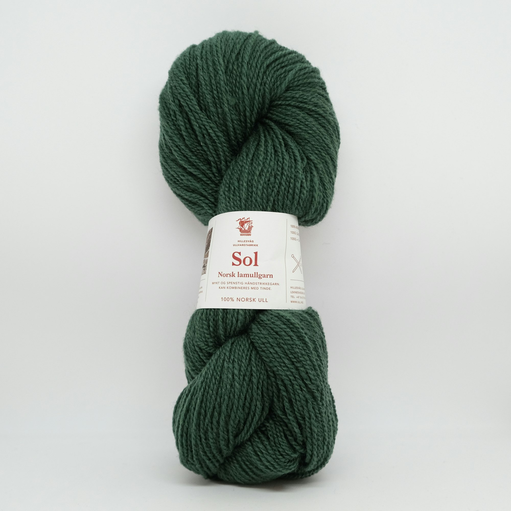 Sol Lamullgarn - Dyp Grønn (432)