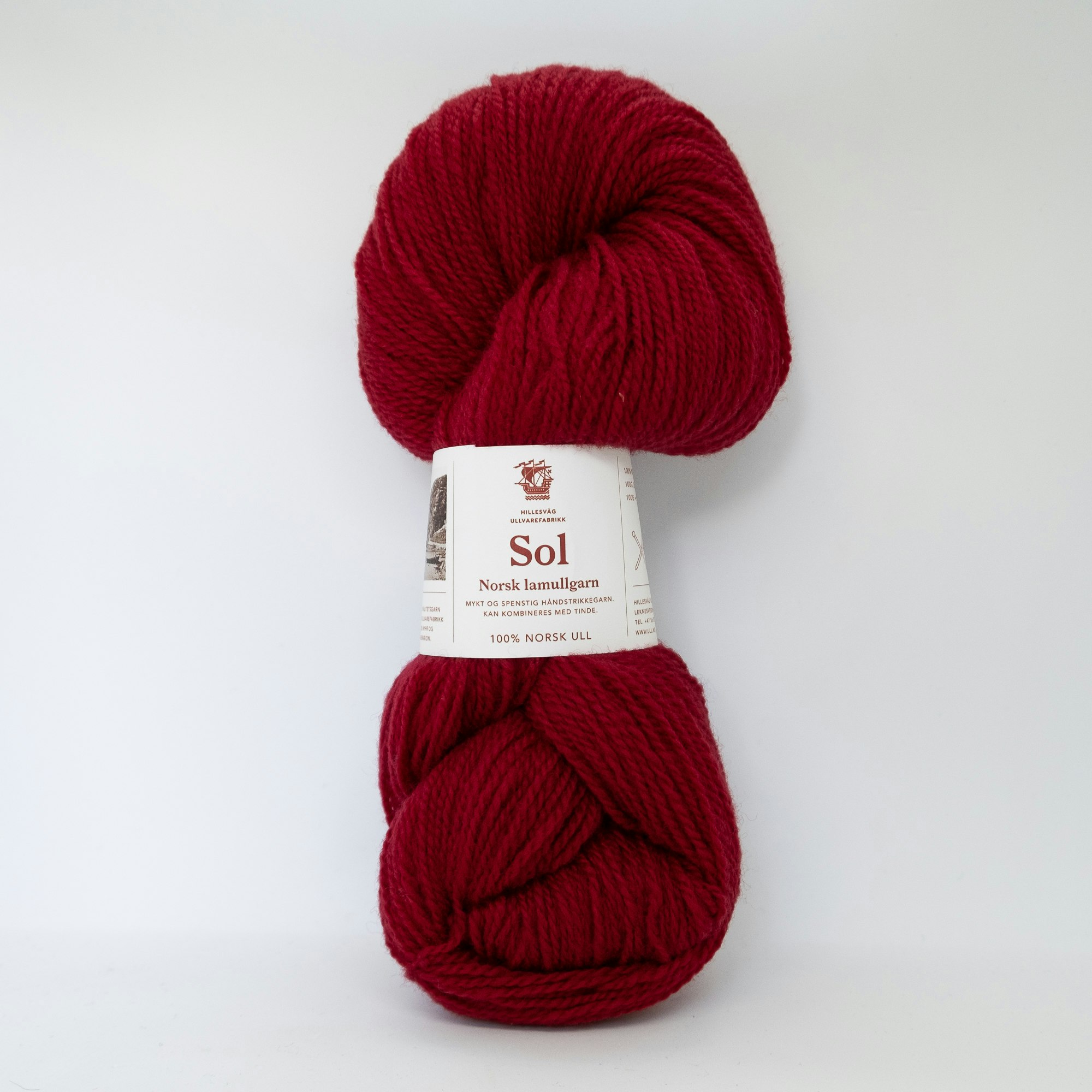Sol Lamullgarn - Lys burgunder (454)