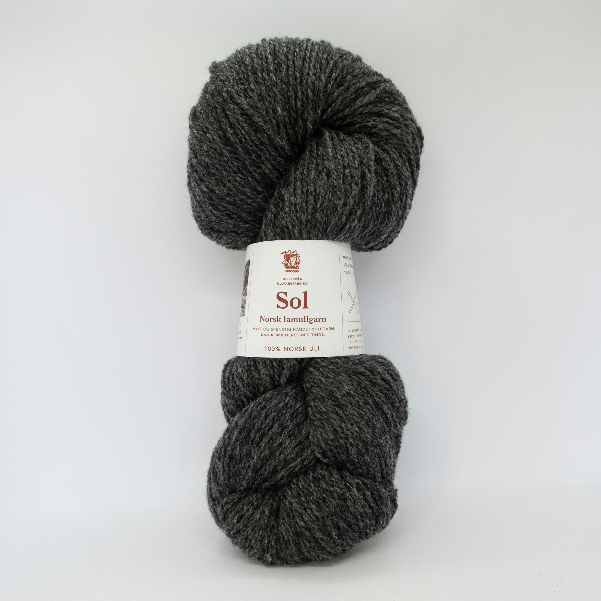Sol Lamullgarn - Lys Koksgrå (453)