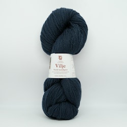 Vilje lamullgarn - Mørk Blågrå (433)