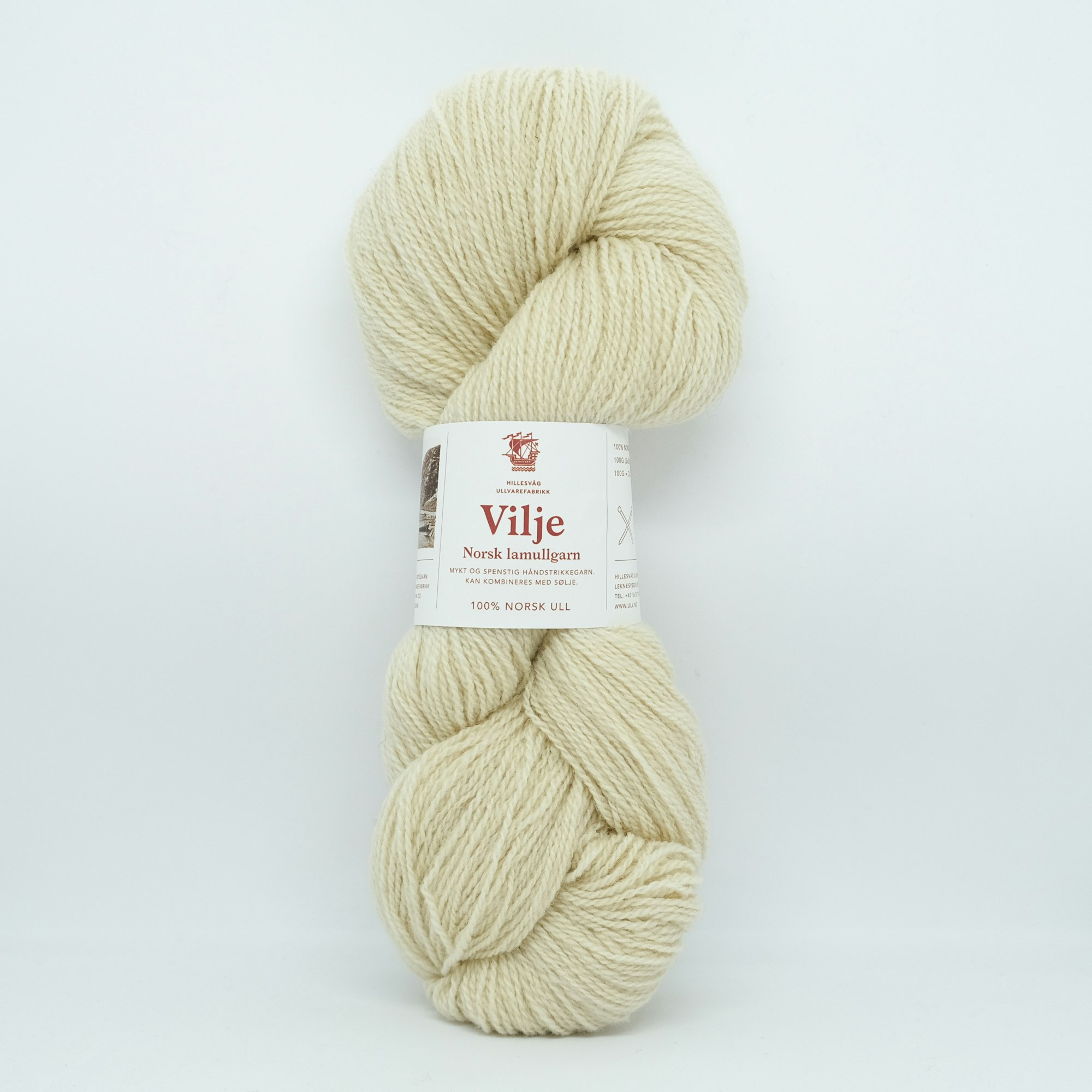 Vilje lamullgarn - Ecru (420)