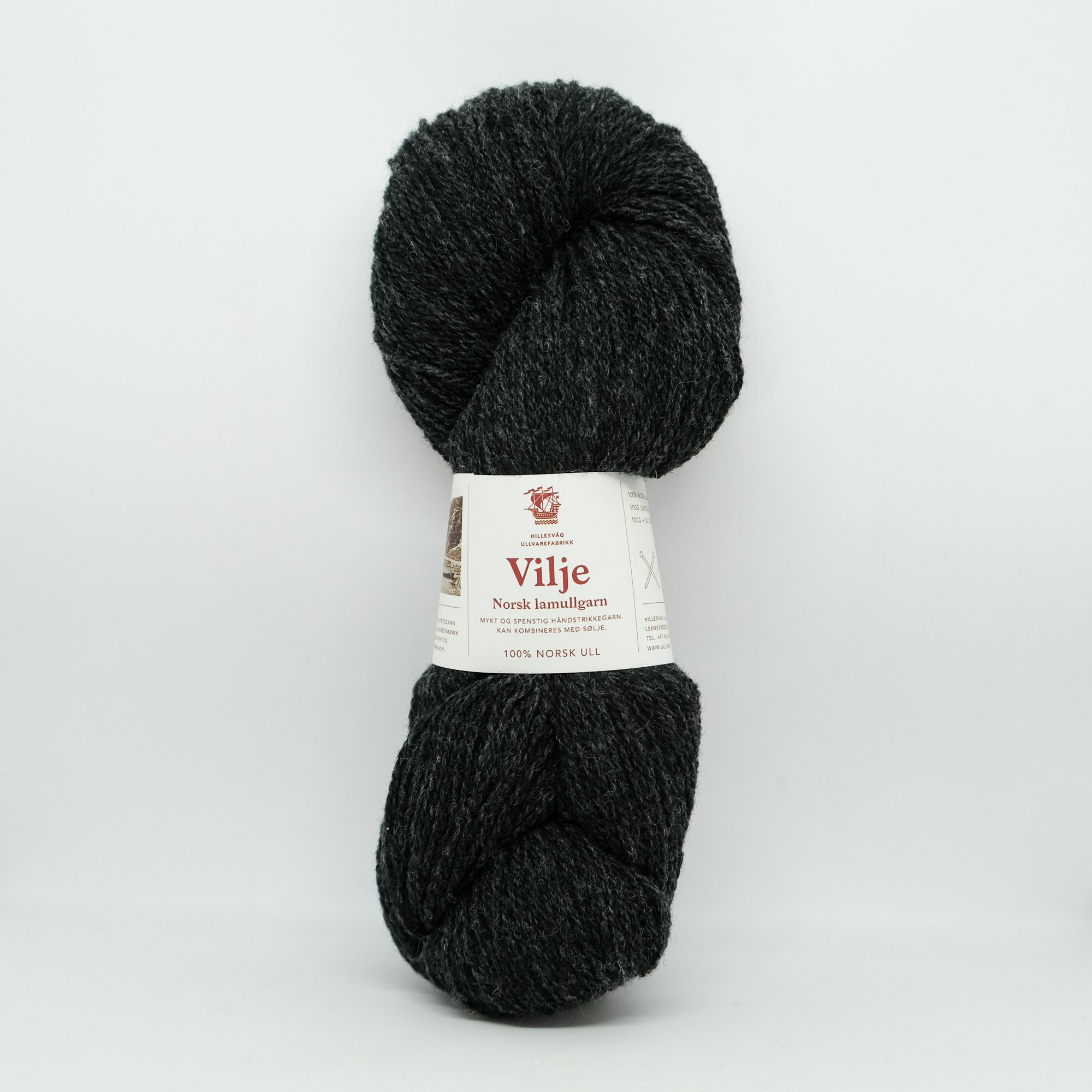 Vilje lamullgarn - Koksgrå(415)