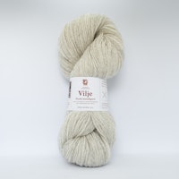 Vilje lamullgarn - Melert Lys Beige (449)