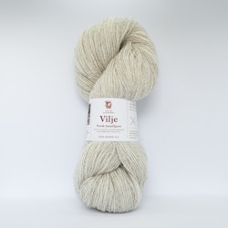 Vilje lamullgarn - Melert Lys Beige (449)