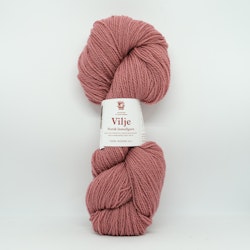 Vilje lamullgarn - Gammelrosa (407)
