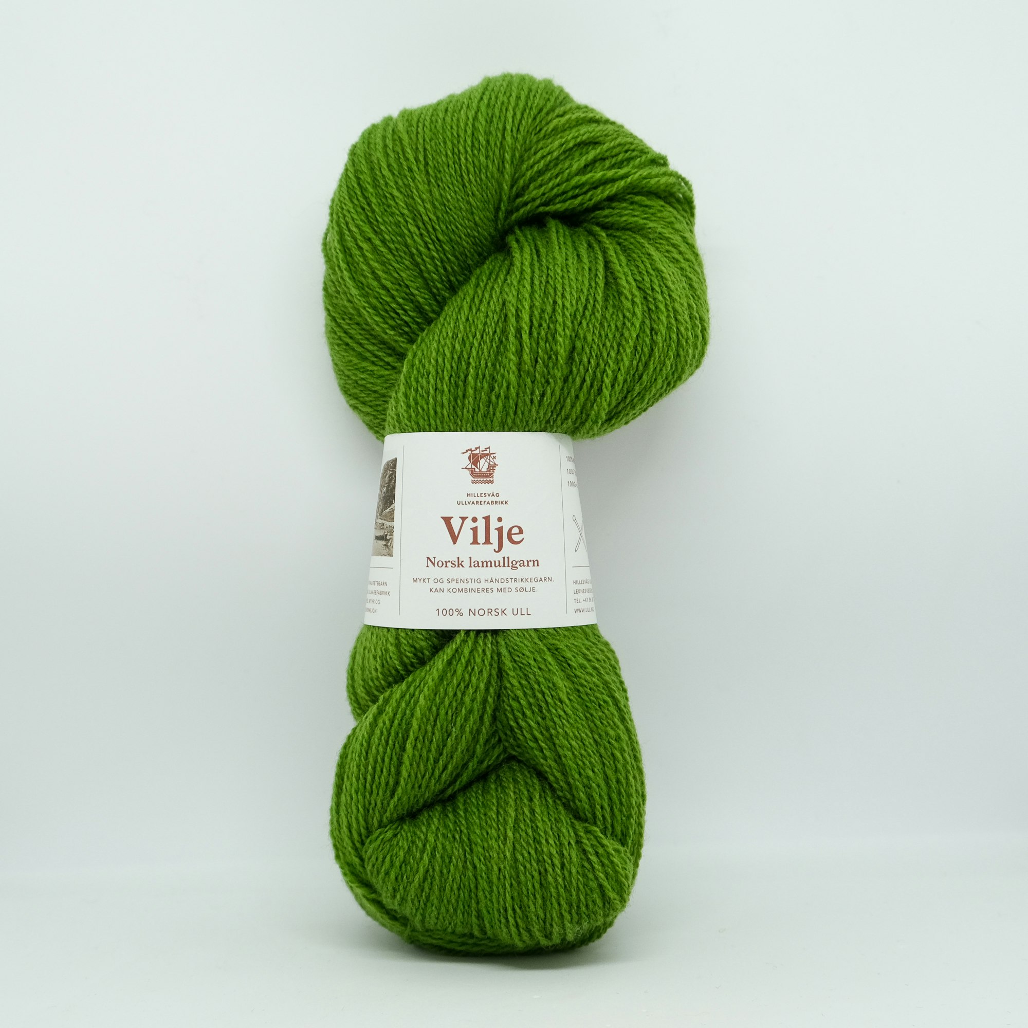 Vilje lamullgarn - Grønn(424)