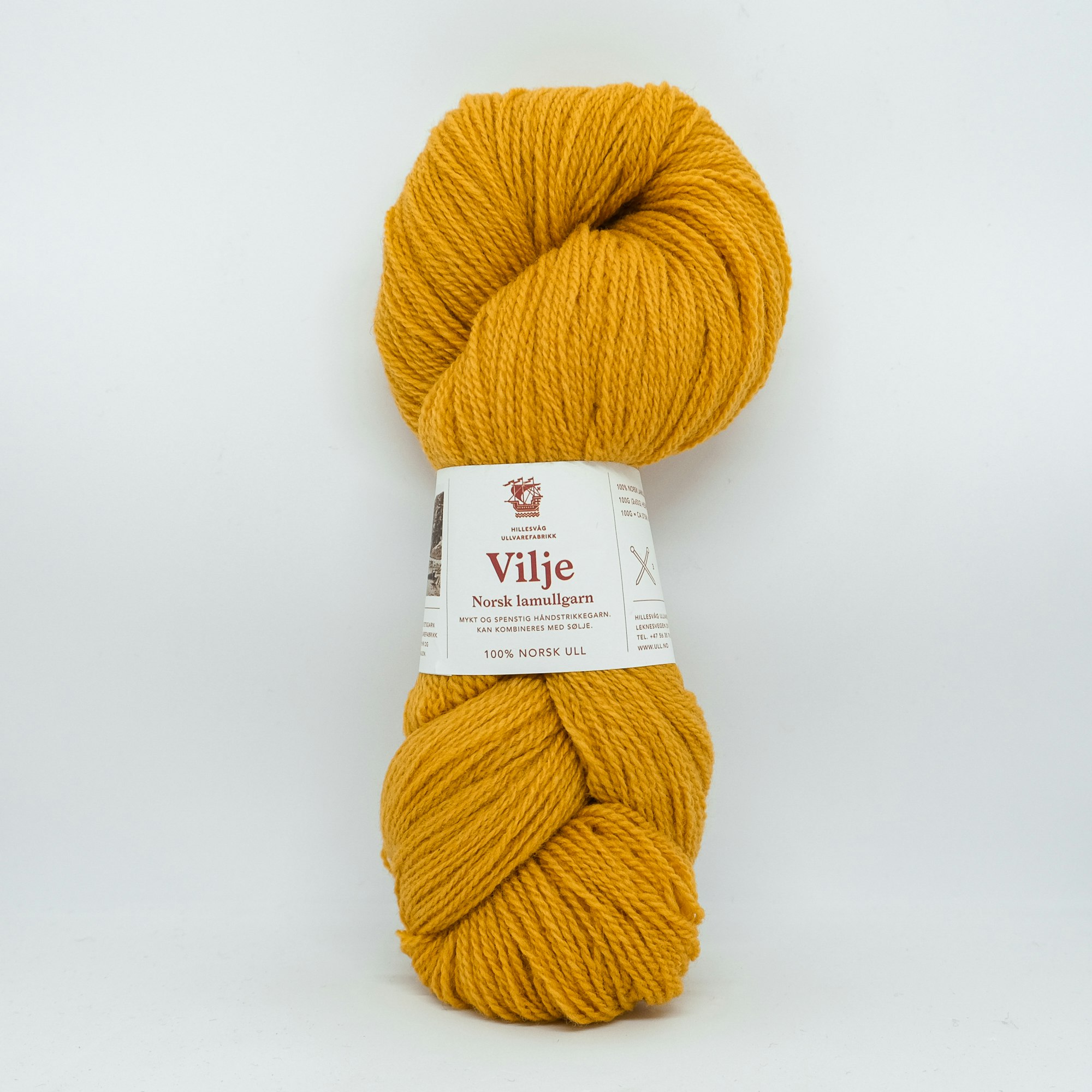 Vilje lamullgarn - Oker (404)