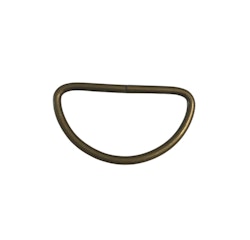 D -ring  -  Antikk messing - 38 mm