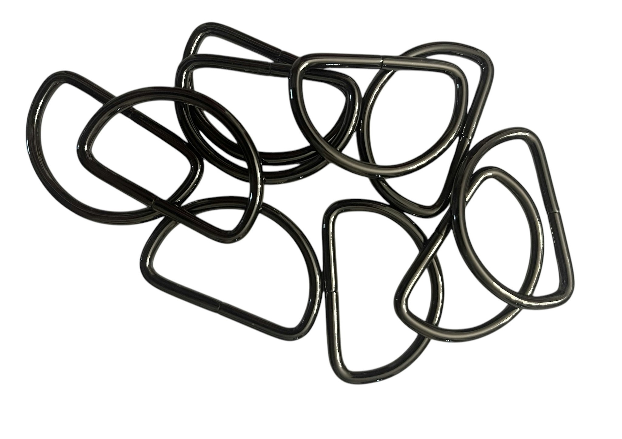 D-ring - Gunmetall - 32mm