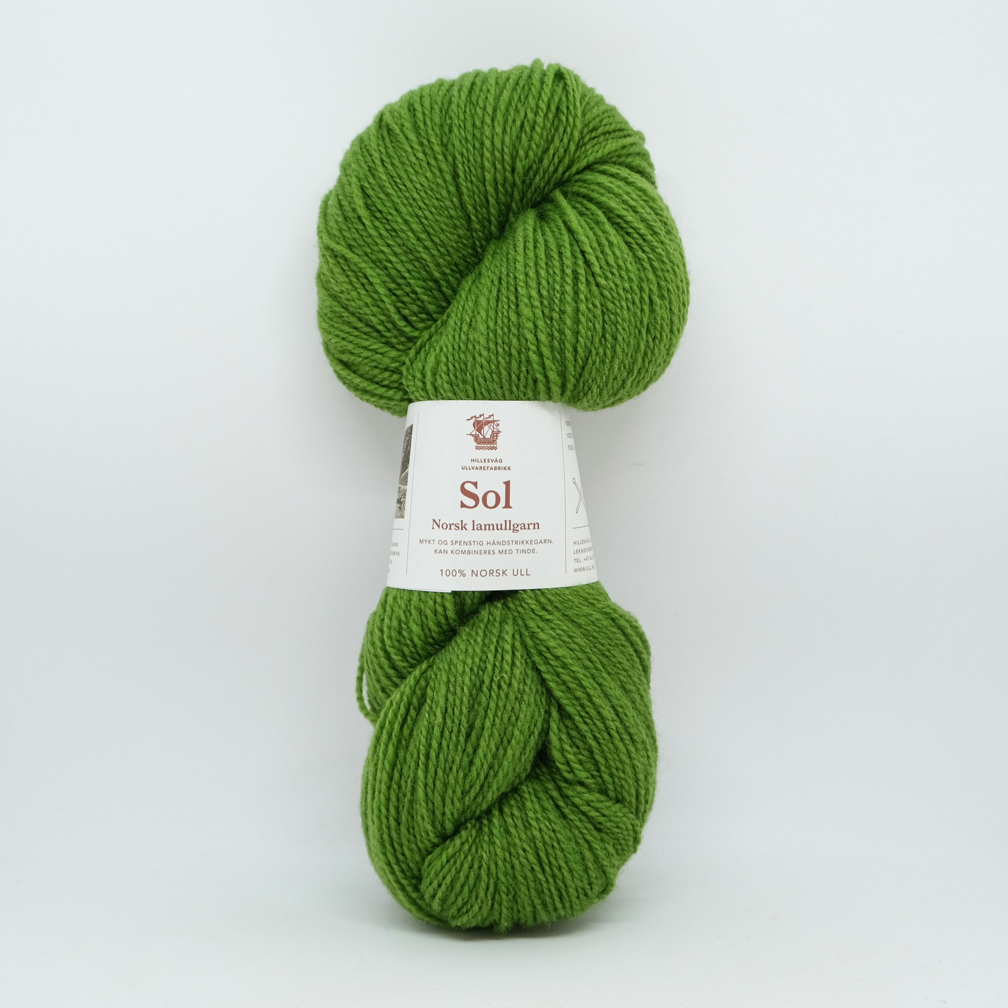 Sol Lamullgarn - Grønn (424)