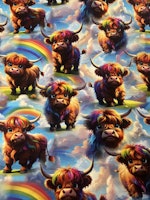 Sweet Highland Cows