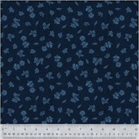Banyan - Mørk blå Floral (53112-1)