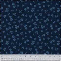 Banyan - Mørk blå Floral (53112-1)