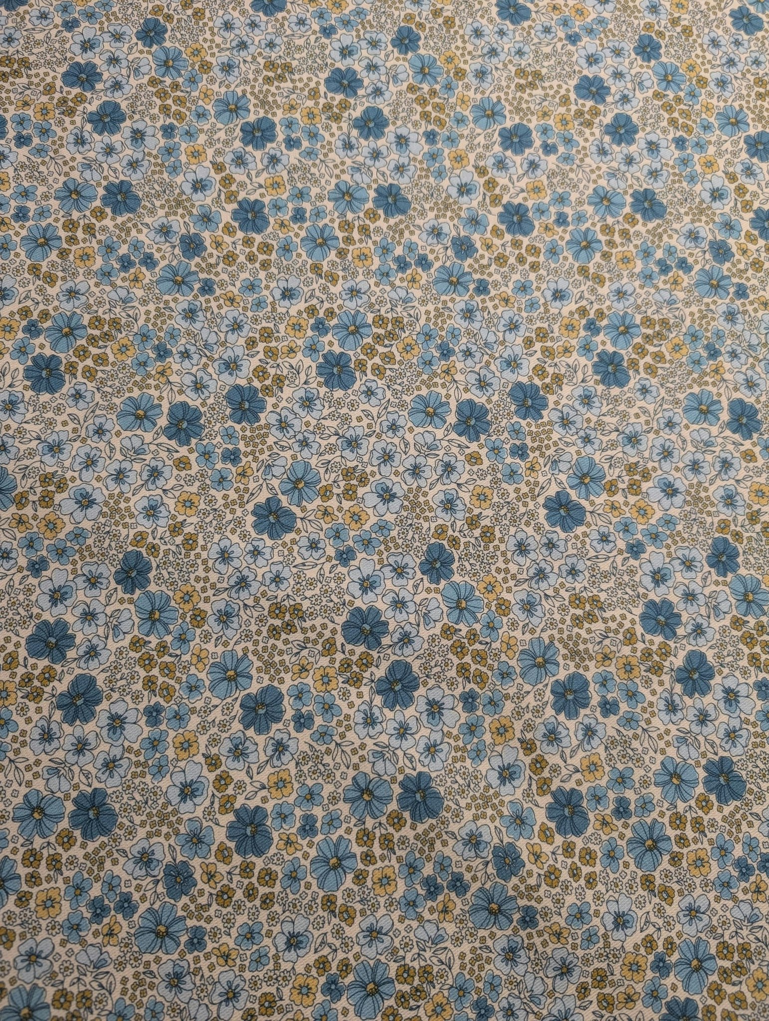 Davos Blue Flowers