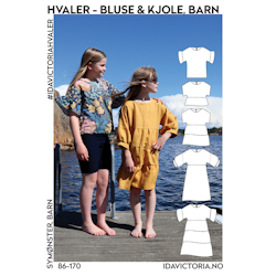 Hvaler  Bluse og Kjole - Barn