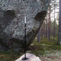 Handgjord Golvljusstake Svart 100cm - Frera Design