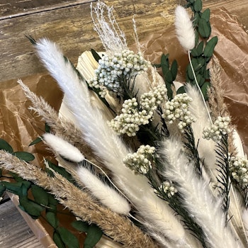 Mix Bouquet, palmeblader hvite - Tørkede blomster - Frera Design
