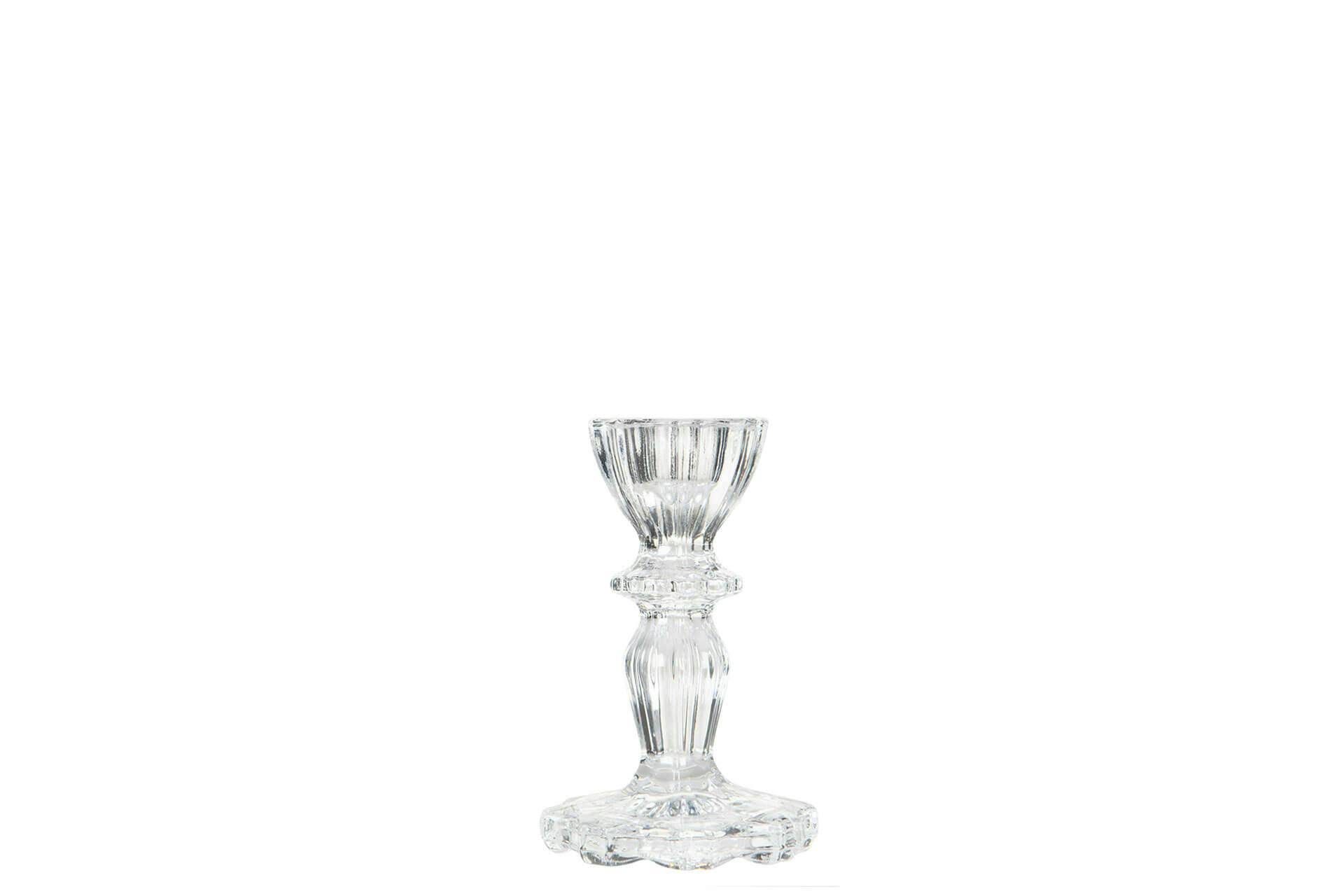 Ljusstake Elegant 7X10cm, klarglas - A Lot Decoration