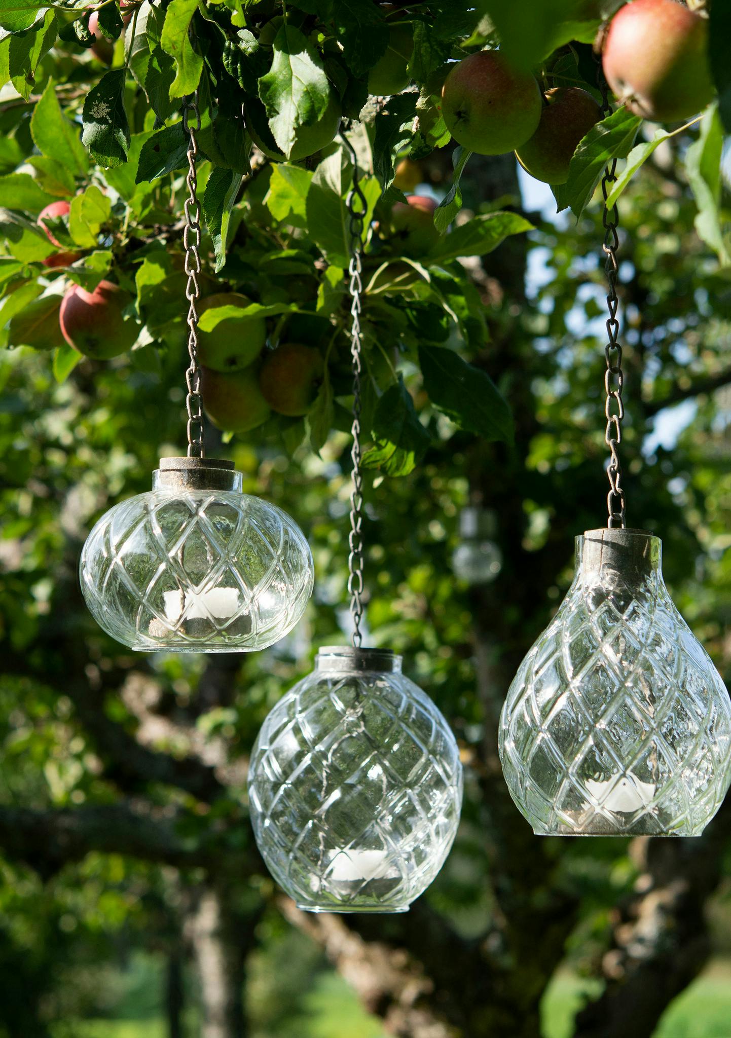 Hengende lanterne i glass, 11cm - Mye dekorasjon - Frera Hjem & Skog