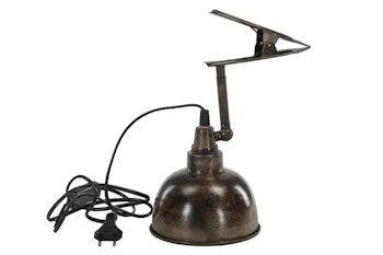 Lampeklips Elektrisk Antikk Brun - Mye dekorasjon