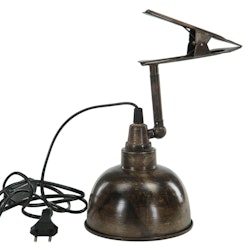 Lampeklips Elektrisk Antikk Brun - Mye dekorasjon