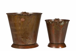 Pots in 2-pack, copper - A Lot Decoration