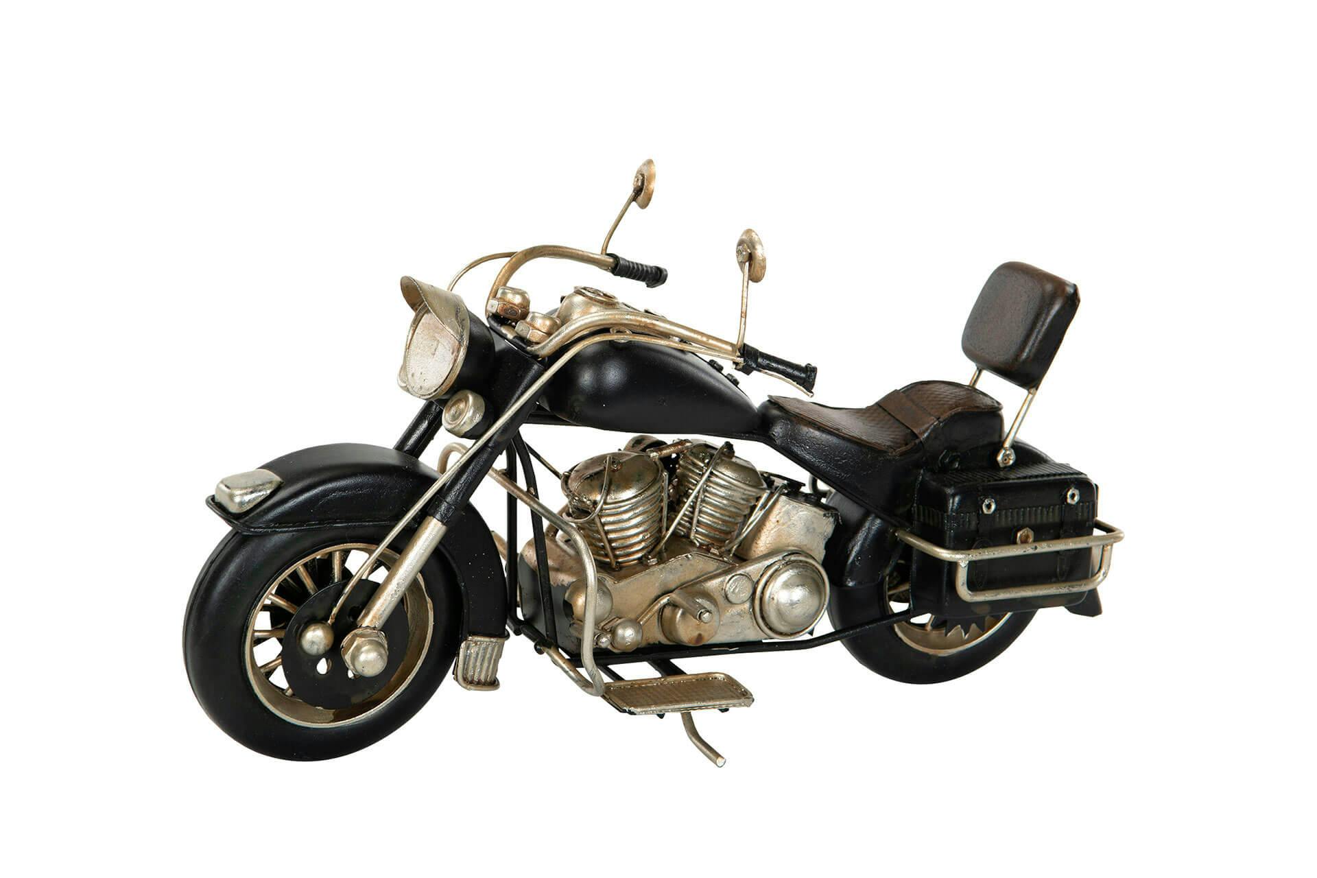 Motorcykel Svart Metall - A Lot Decoration