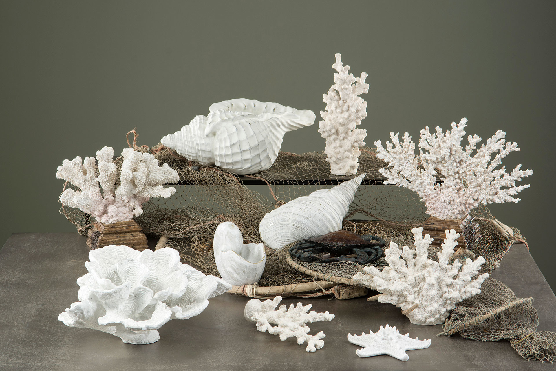 Vit korall, låg - Alot decoration