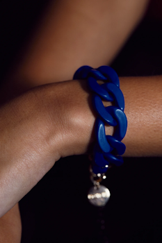 Armband Big chain, strong blue
