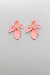 Örhängen Flower, light pink - BOW19