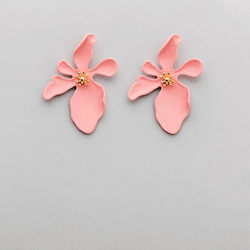 Örhängen Flower, light pink - BOW19