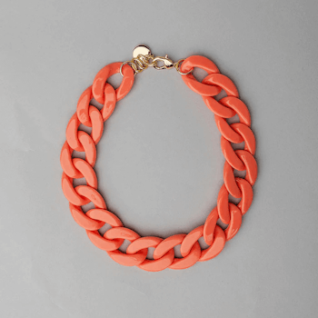 Necklace Big chain, Bubblegum - BOW19