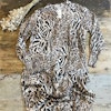Skjortklänning med mudd, leopard