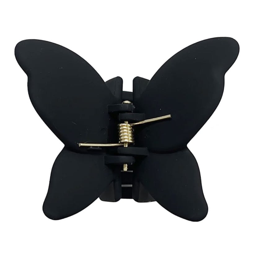 Hårklämma fjäril, svart - Stella Details
