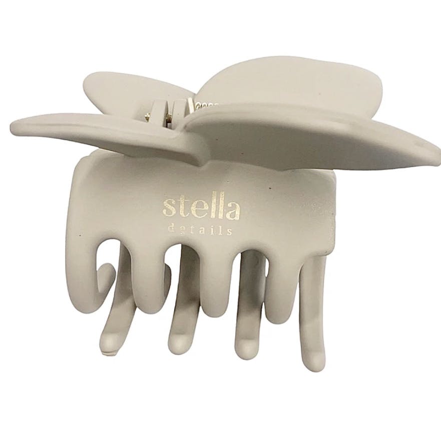 Hårklämma fjäril, khaki - Stella Details