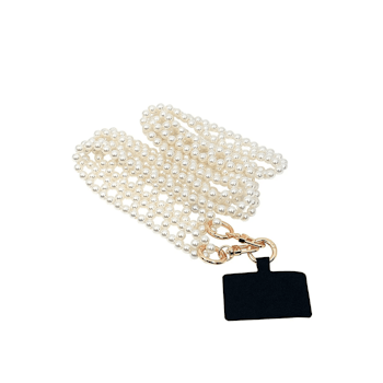 Mobile necklace La Luna, Long Pearl- In Sunny Mood