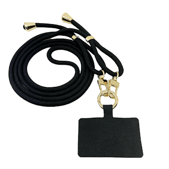 Mobile necklace, black/gold - In Sunny Mood