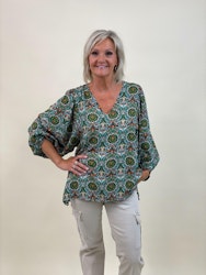 Blouse Nalia, green - Mix By Heart