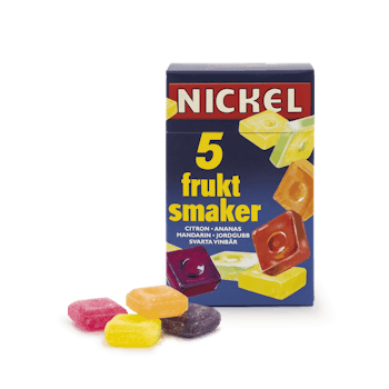 Nickel Frukt, 100gram - Sockerbageriet