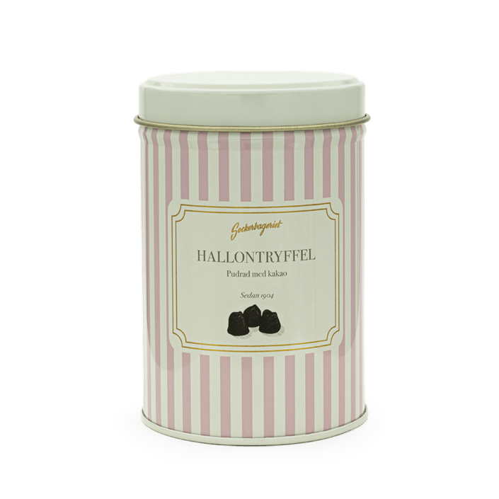 Truffle raspberries in tin can 100gr - Sockerbakeriet