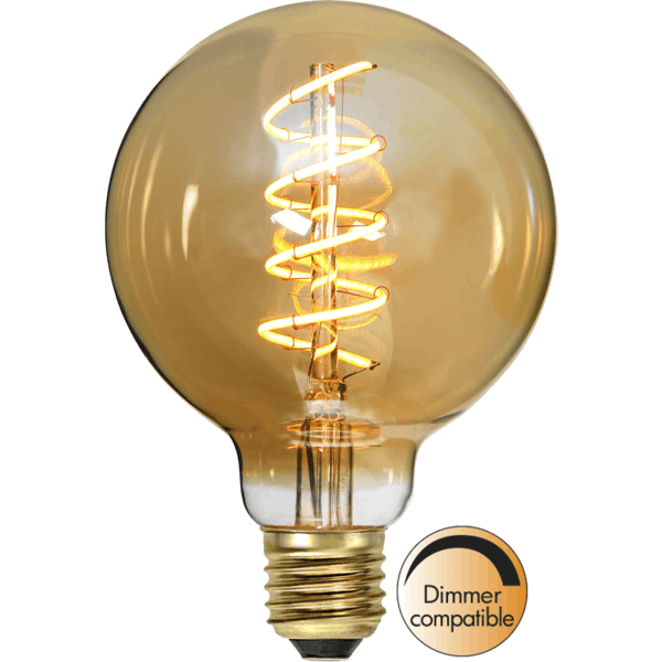 LED-lampe DECOLED SPIRAL AMBER fra Star trading